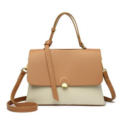Soft Leather Shoulder Tote Bag Multiple Colors main image 1