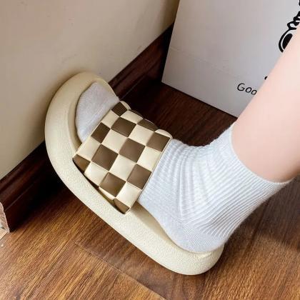 Slide check Sandals