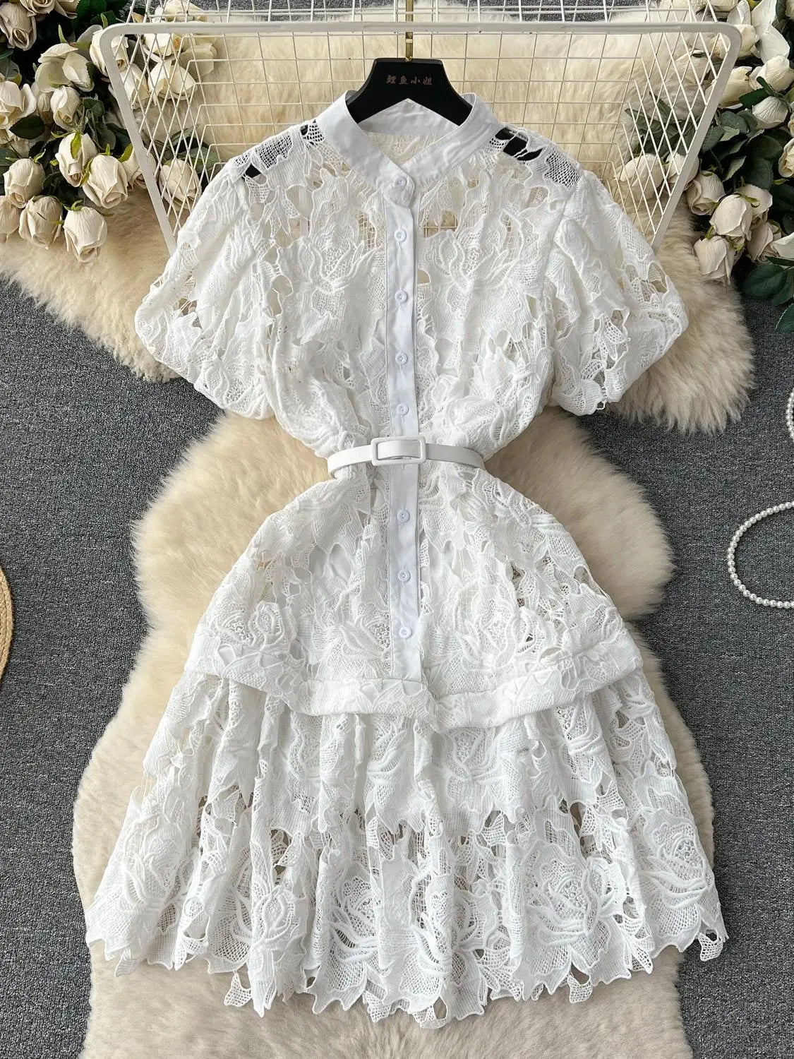 white lace dress belt White Lace Dress + Fave Dress Brands