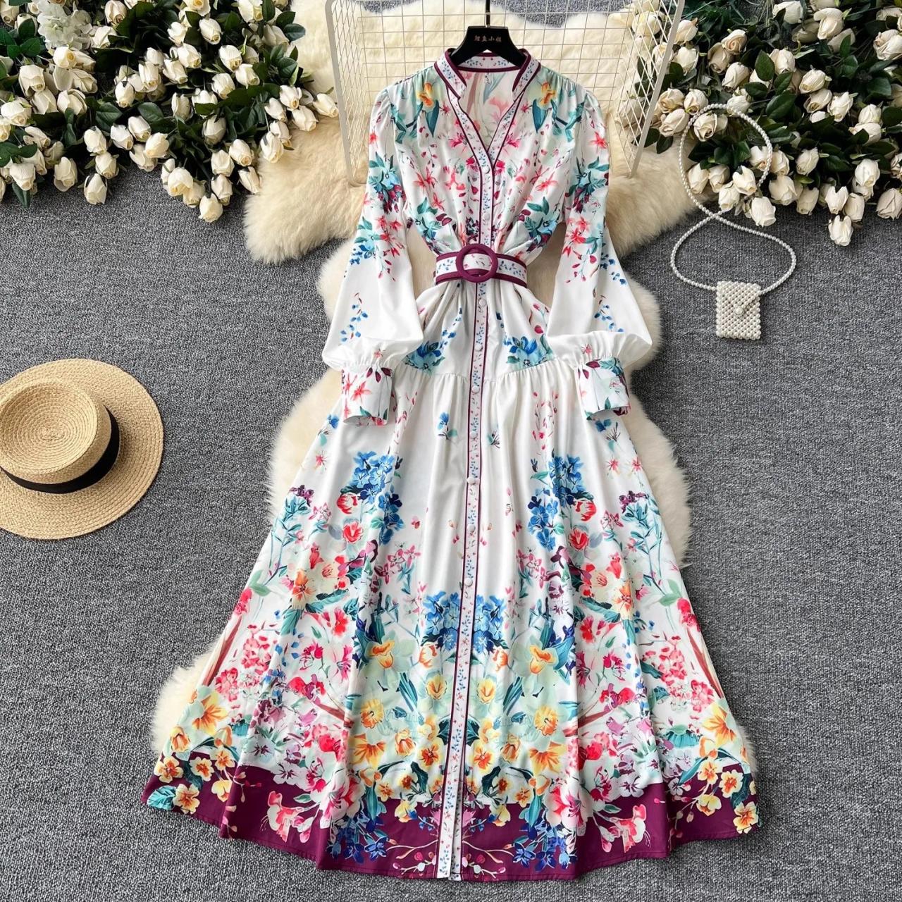 Georgina™ - Flowing Bohemian Maxi Dress
