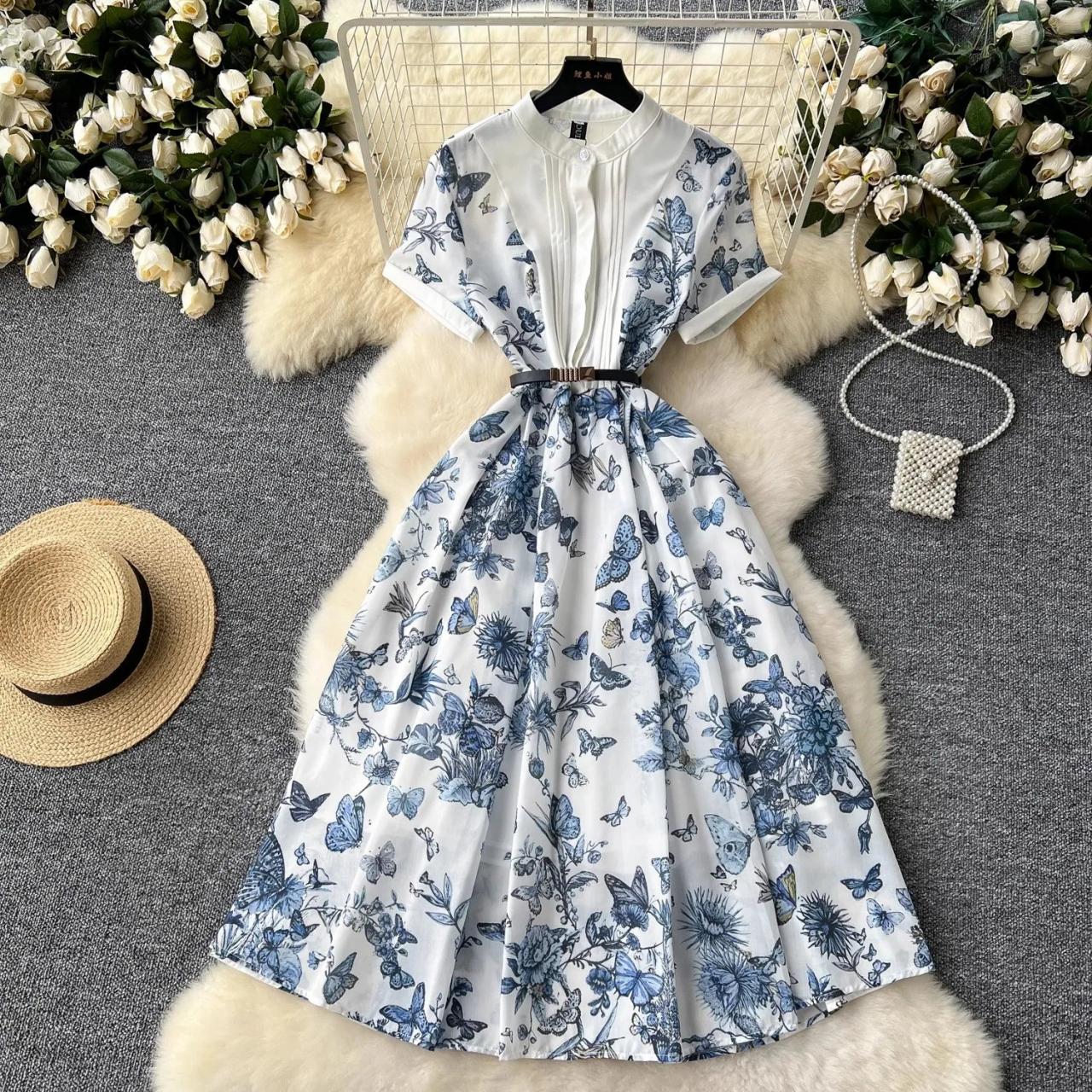 sachin and babi light blue dress Luluswings Butterfly Emblem Fitted Maxi Dress main image 0