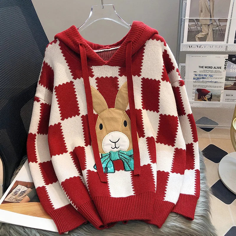 Red and white checkered hoodie outlet