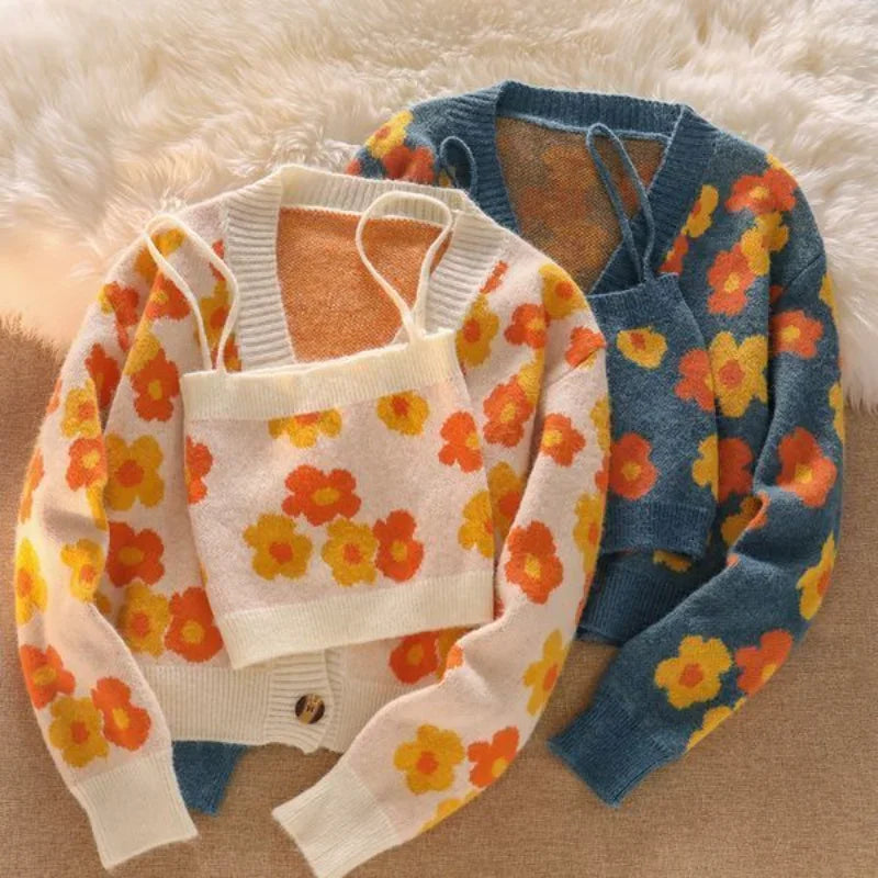 Tulip Pattern Cocoon Camisole One-piece main image 0