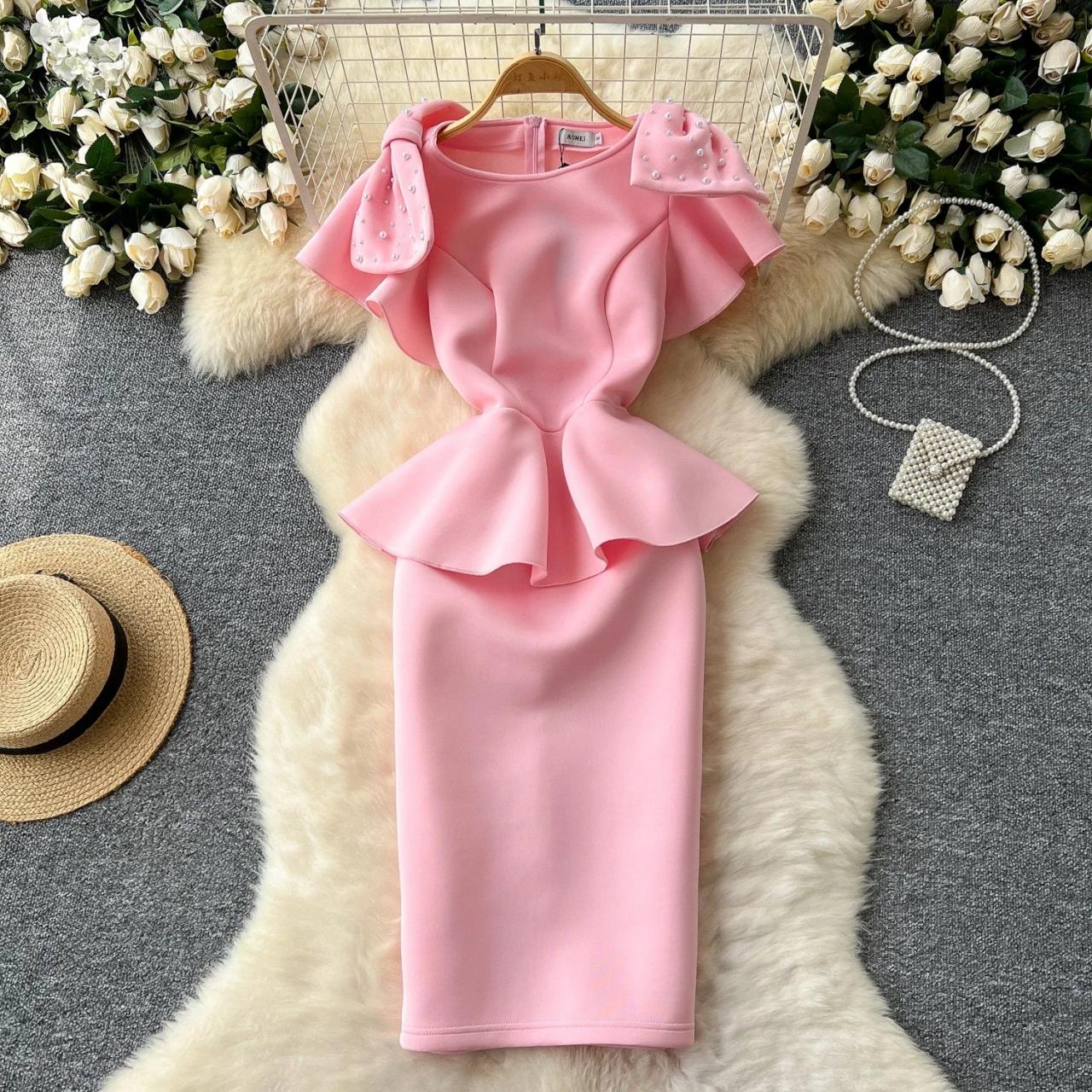 knee length dresses for ladies Dalton Pleated Midi Dress main image 0