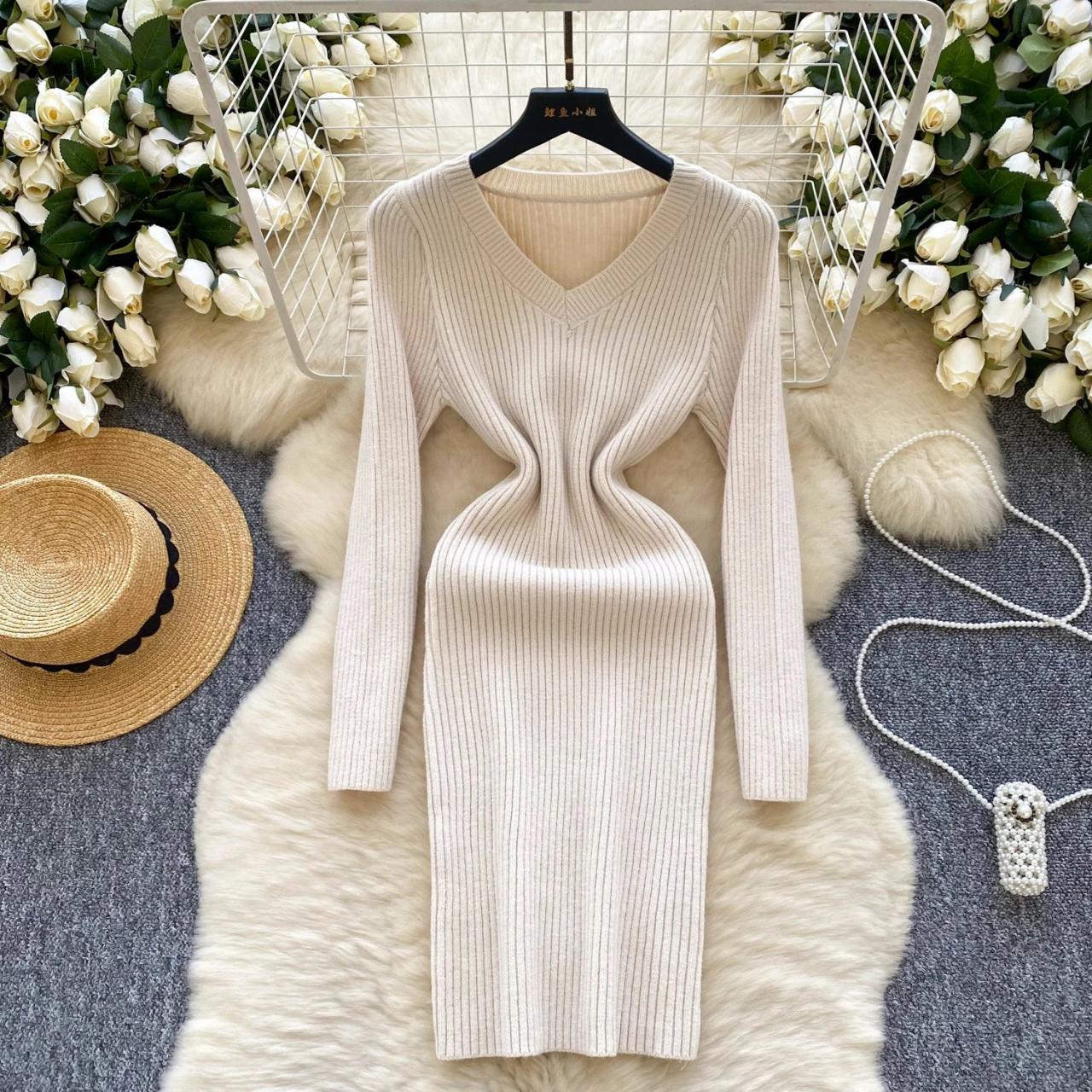 oversized ribbed knit sweater dress Women's Winter Oversized Ribbed Knit Button Down Turtleneck Sweater Dress  Casual Long Sleeve Midi Dress with Pocket
