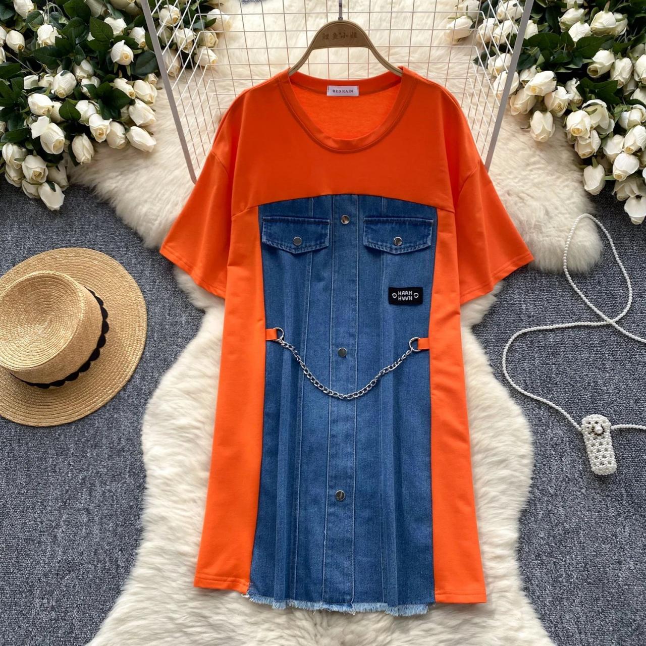 Chain t shirt dress store