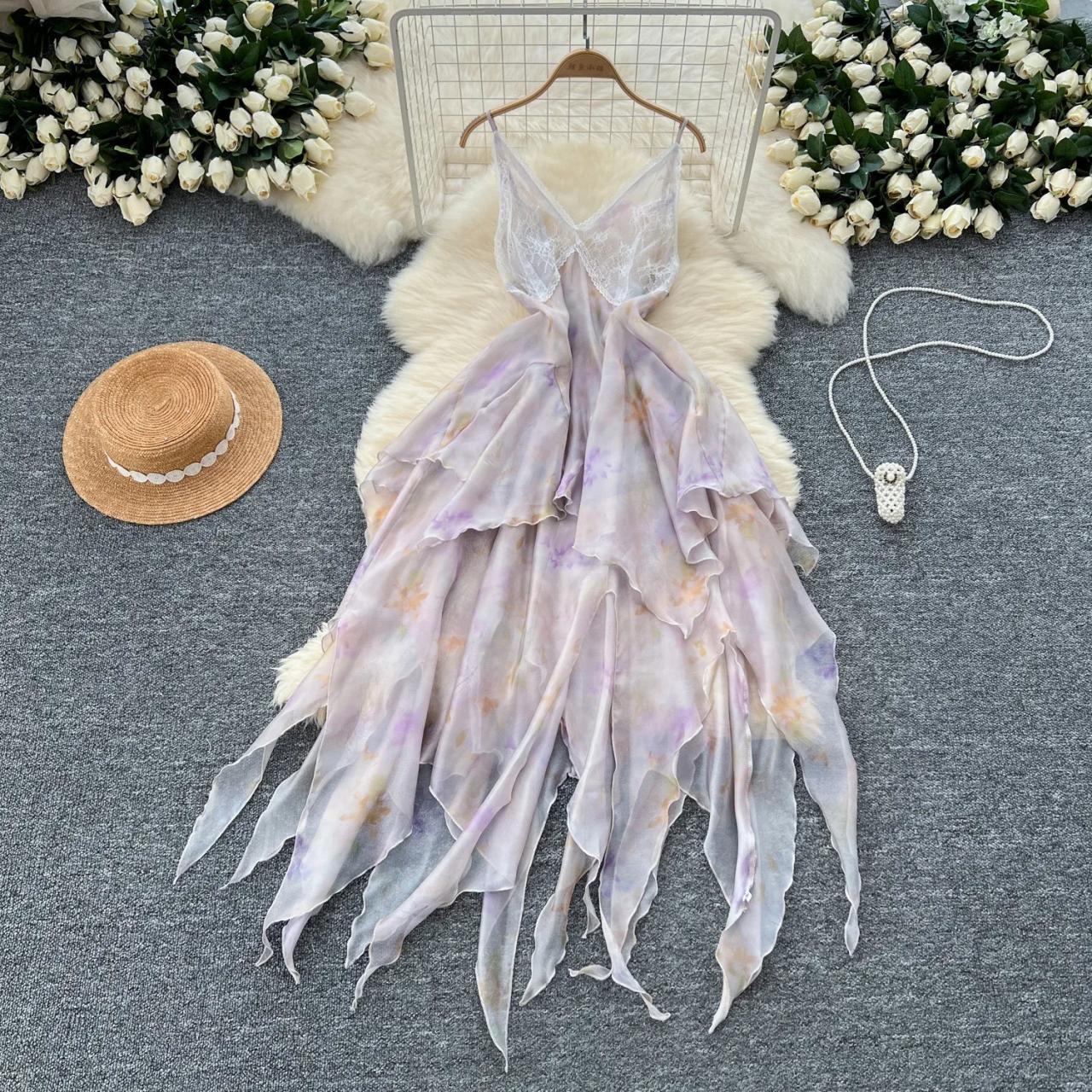 slim fit dress slacks PRETTYGARDEN Women's Boho Maxi Dresses Floral Short Sleeve V Neck A Li main image 1