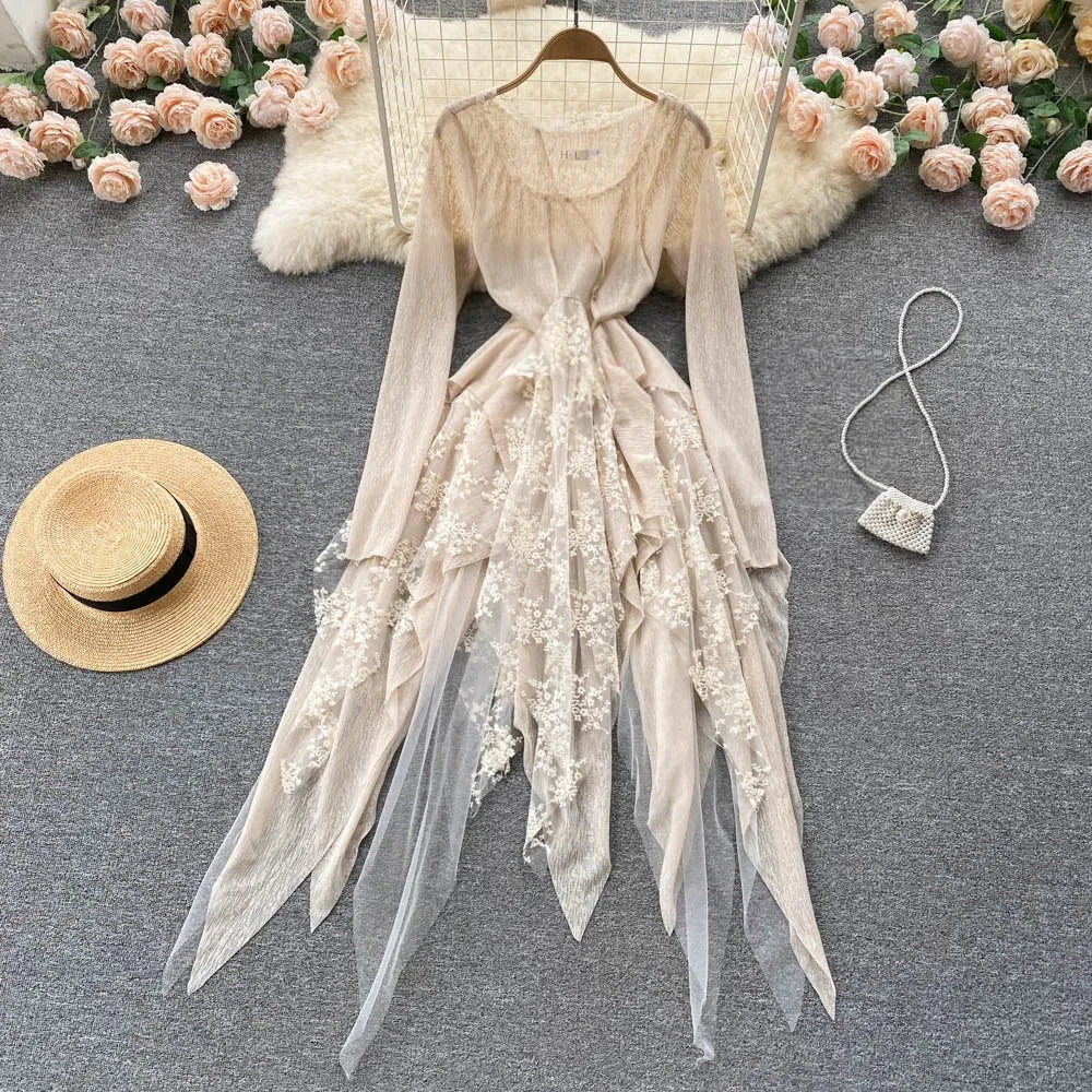 baby blue drop waist dress Baby Blue Drop Waist Midi Dress with Belt Detail – MINKPINK main image 0