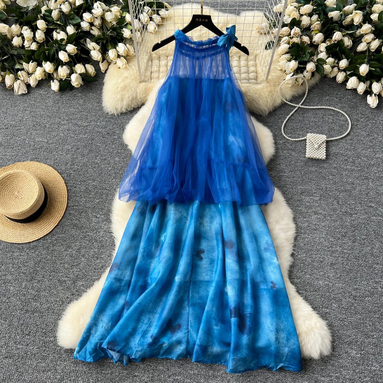 chinese dress ladies NO RISK NO FUN CHIFFON MAXI DRESS – AKIRA main image 0