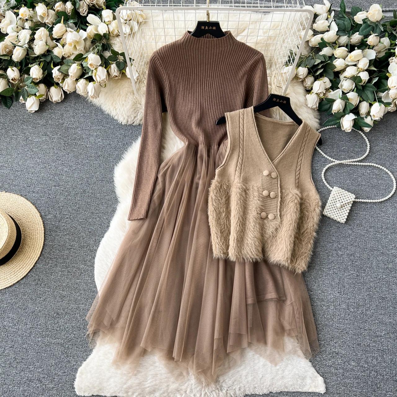 kaisley flare knitted dress Kaisley Flare Knitted Dress | Women's Dresses main image 0