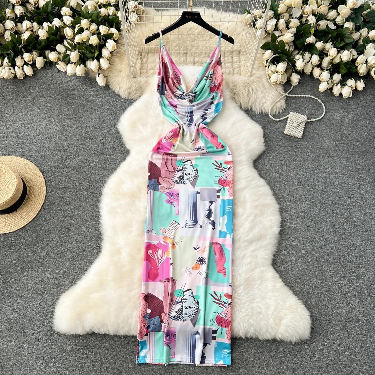 long sleeve casual dresses for women Women's Oceanside Tunic Dress with 3/4 Sleeve