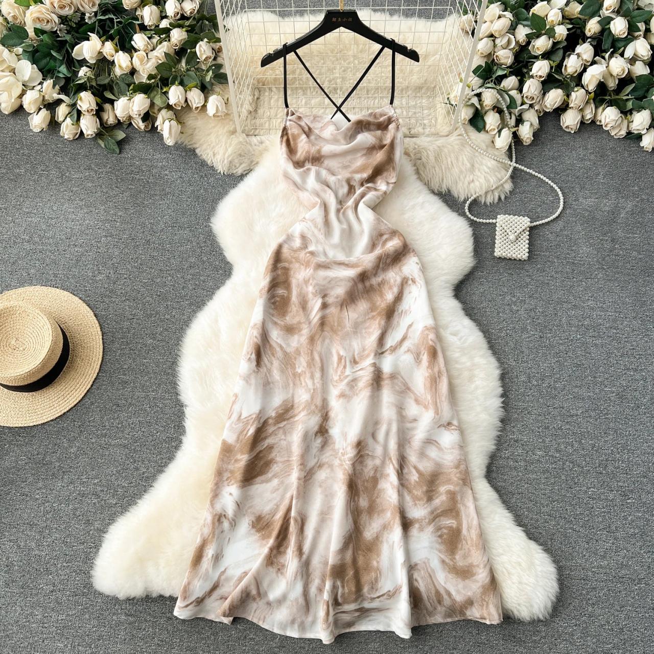 Soft Velvet Maxi Dress With Adjustable Straps on Luulla