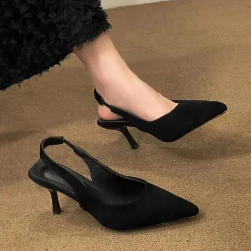 black kitten heel dress shoes TOTEME - Bow Satin kitten pumps Black main image 0