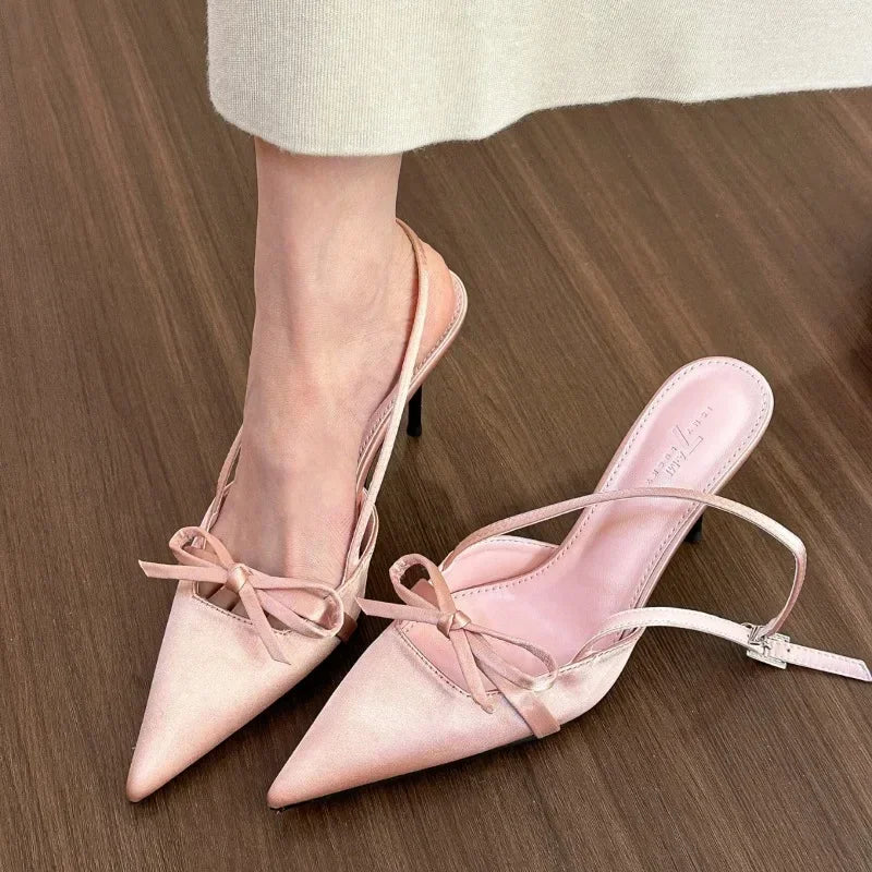 brown dress with pink heels NIYA BANDAGE DRESS