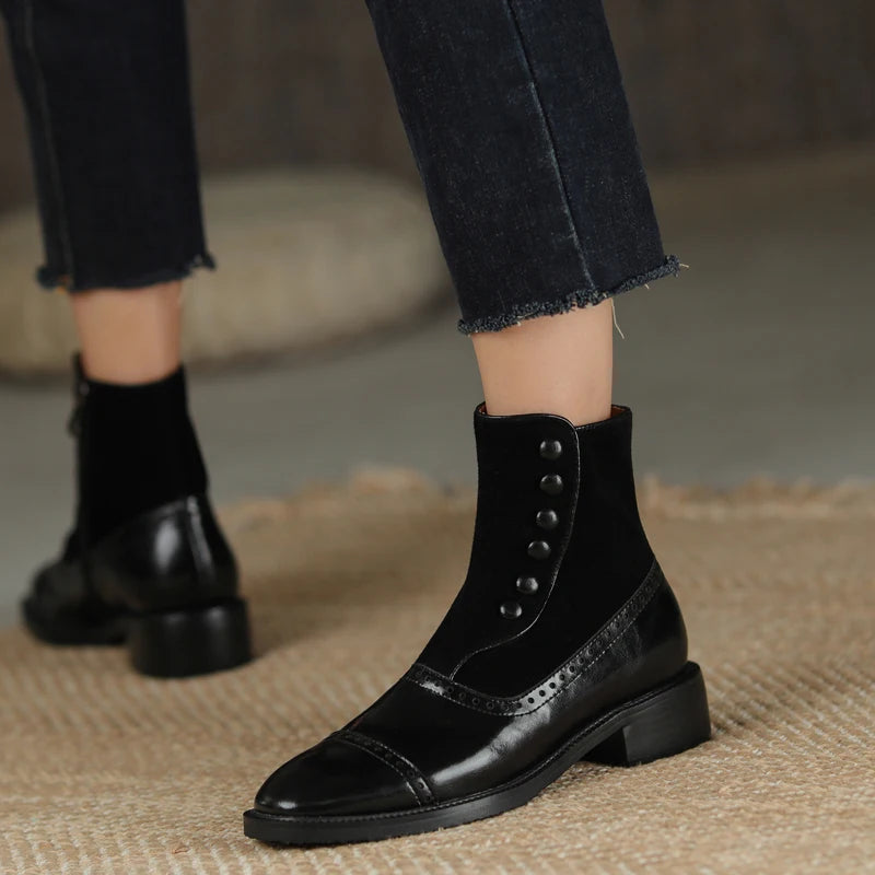 Ankle Leather Classic Boots