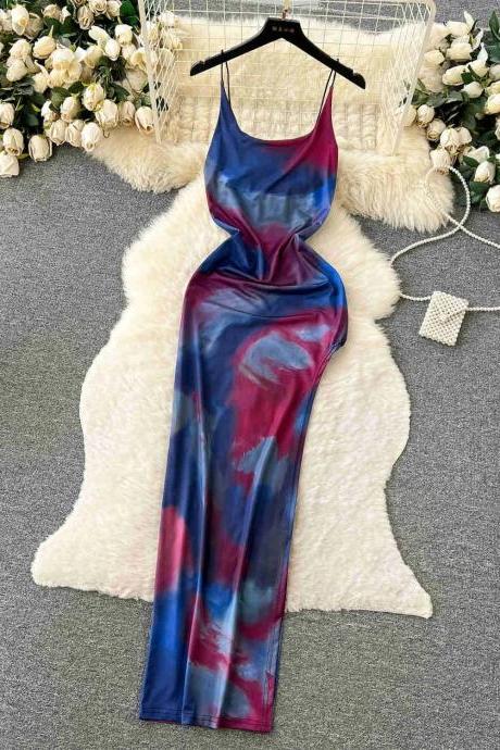 iridescent velvet dress blue and red Ashley Lauren 11653 Formal Dresses Black main image 0