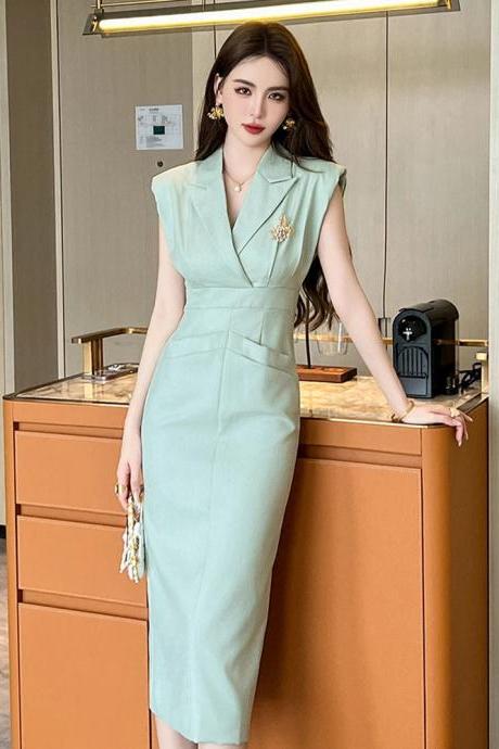 mint green pencil dress Lizabella Cape Sleeve V Neck Pencil Dress, Mint Green