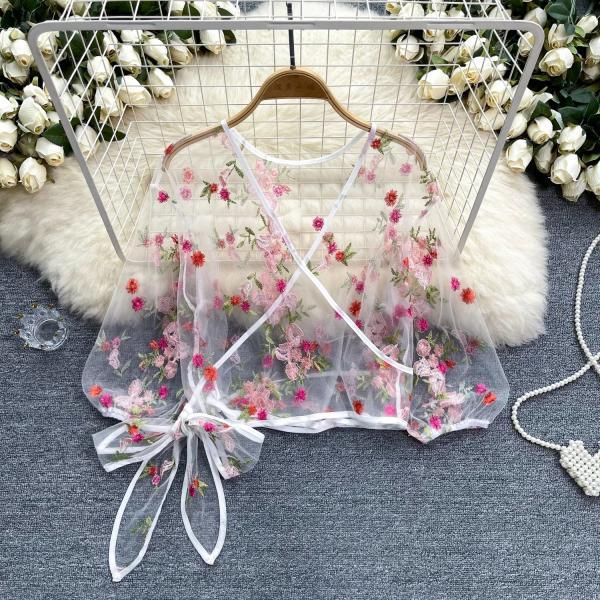 Sheer floral kimono cardigan on sale