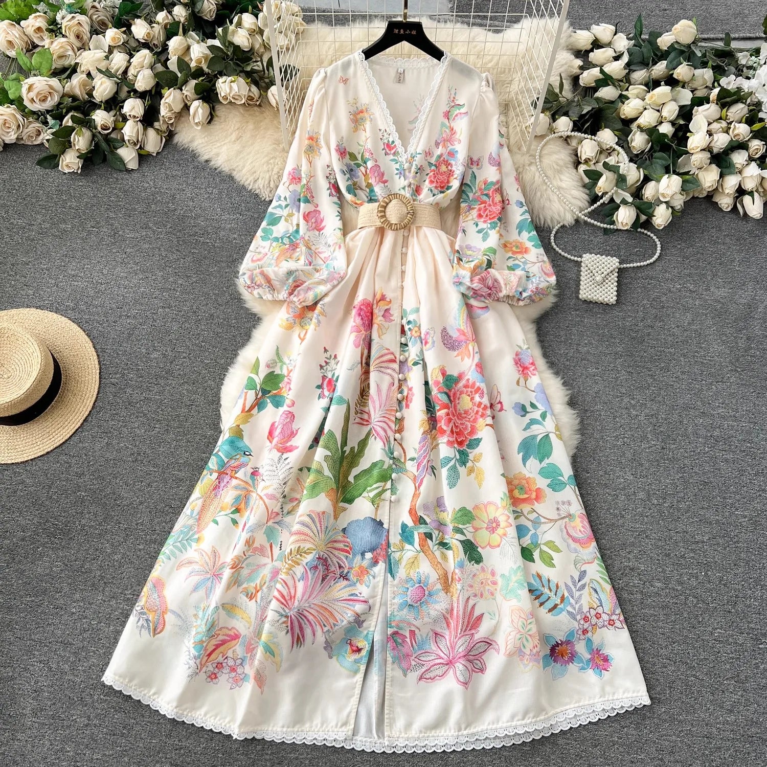 Casual Bohemian Flowy Maxi Dress