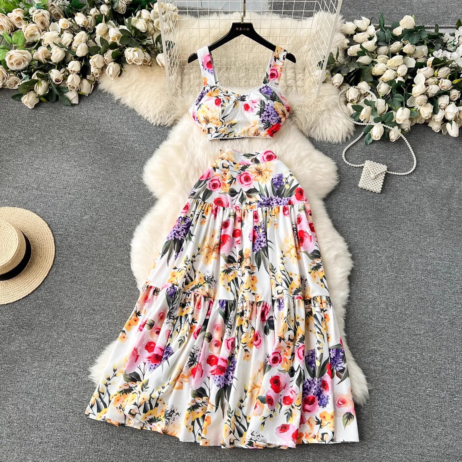 Lexia Skirt - Multi Floral
