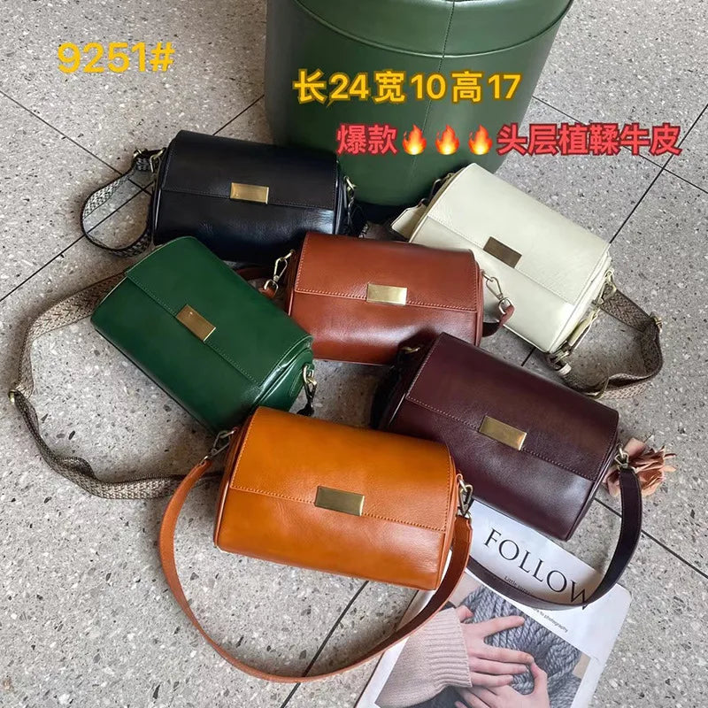 Sia Leather Crossbody Bag - Burgundy main image 1