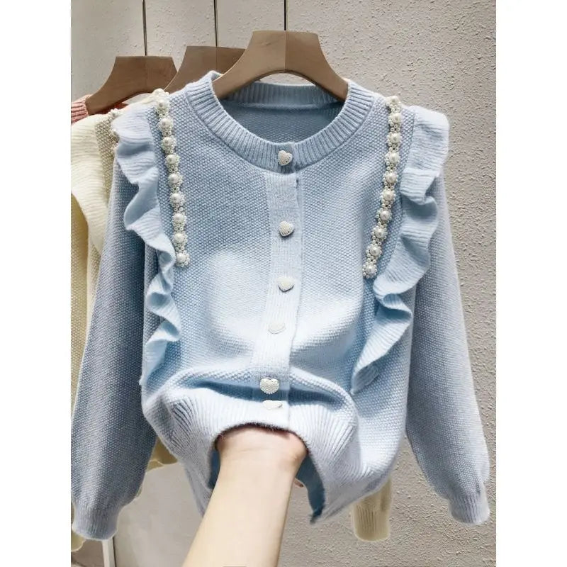 Amazing Perla Cardigan Crystal Blue main image 1